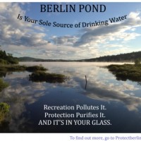 Berlin Pond: The only possible drinking water source for Montpelier, Vermont, which is currently at risk until the state protects it from human activity